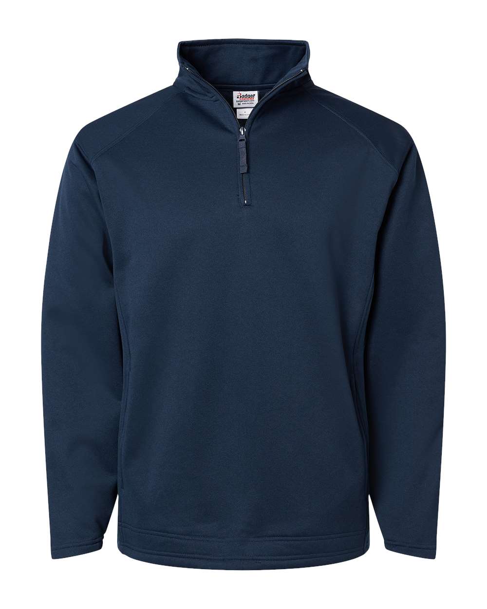Badger Men's Performance Quarter-Zip Pullover. 1480 - Navy