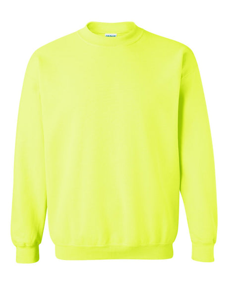 Gildan Unisex Heavy Blend™ Crewneck Sweatshirt. 18000 - Safety Green