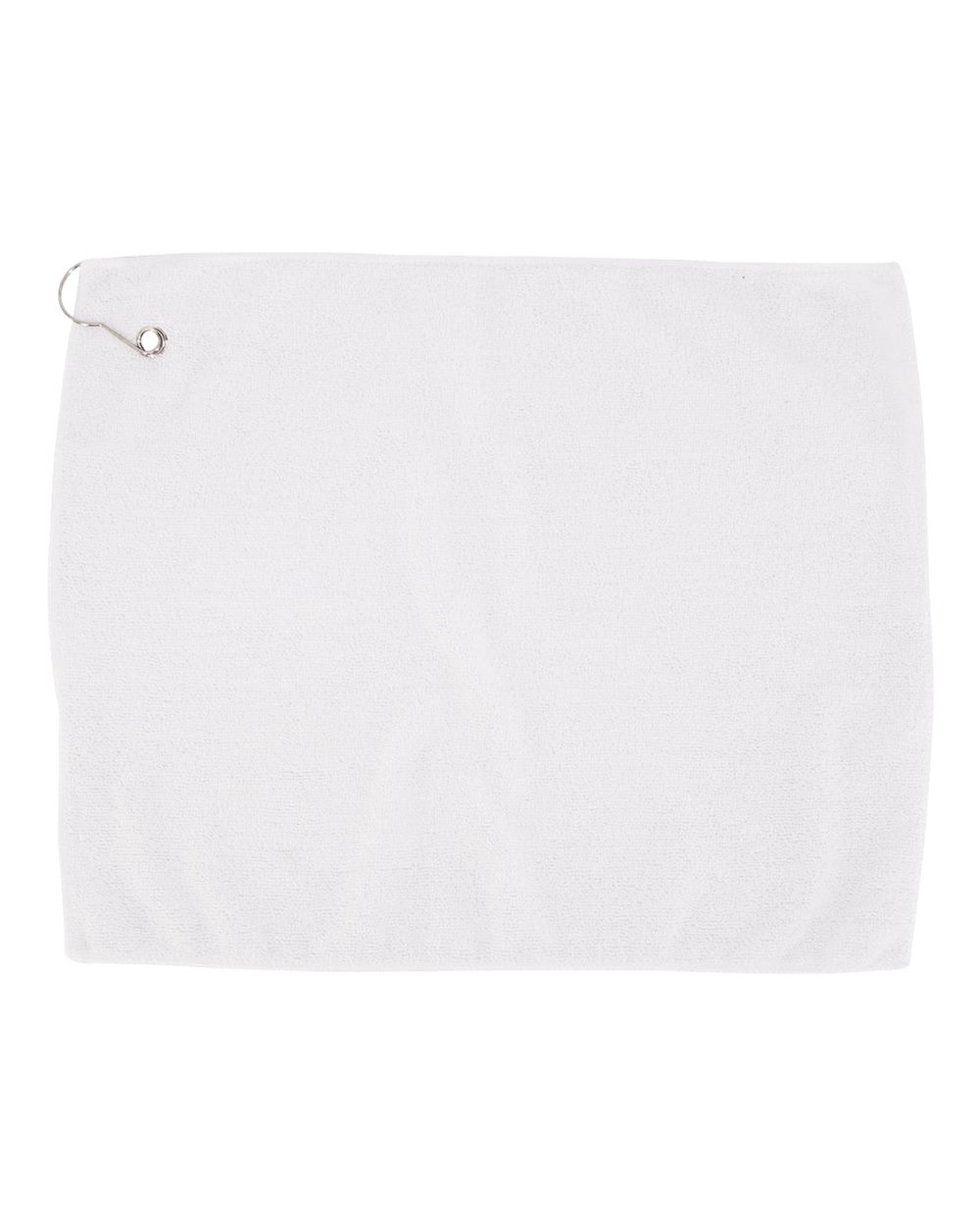Carmel Towel Company Microfiber Golf Towel. C1518MGH - White