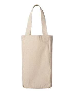 Liberty Bags Double Bottle Wine Tote. 1726 - Natural