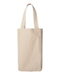 Liberty Bags Double Bottle Wine Tote. 1726 - Natural