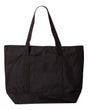 Liberty Bags Bay View Giant Zippered Tote. 7006 - Black/ Black