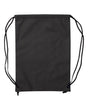 Liberty Bags Non-Woven Drawstring Backpack. A136 - Black