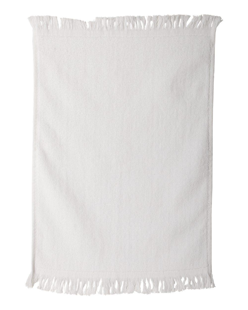 Carmel Towel Company Fringed Towel. C1118 - White