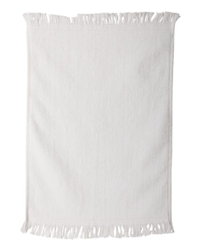 Carmel Towel Company Fringed Towel. C1118 - White