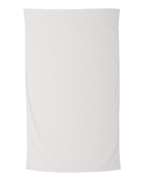 Carmel Towel Company Legacy Velour Beach Towel. C3560 - White