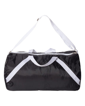 Liberty Bags 18" Nylon Roll Duffel Bag. FT004 - Black