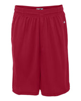 Badger Men's B-Core 10" Shorts with Pockets. 4119 - Red