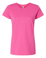 LAT Women's Fine Jersey Tee. 3516 - Raspberry