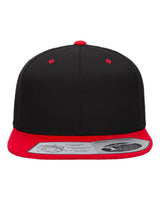 Flexfit 110® Snapback Cap. 110F - Black/ Red