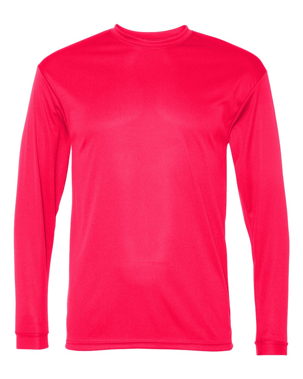 C2 Sport Unisex Performance Long Sleeve T-Shirt. 5104 - Hot Coral