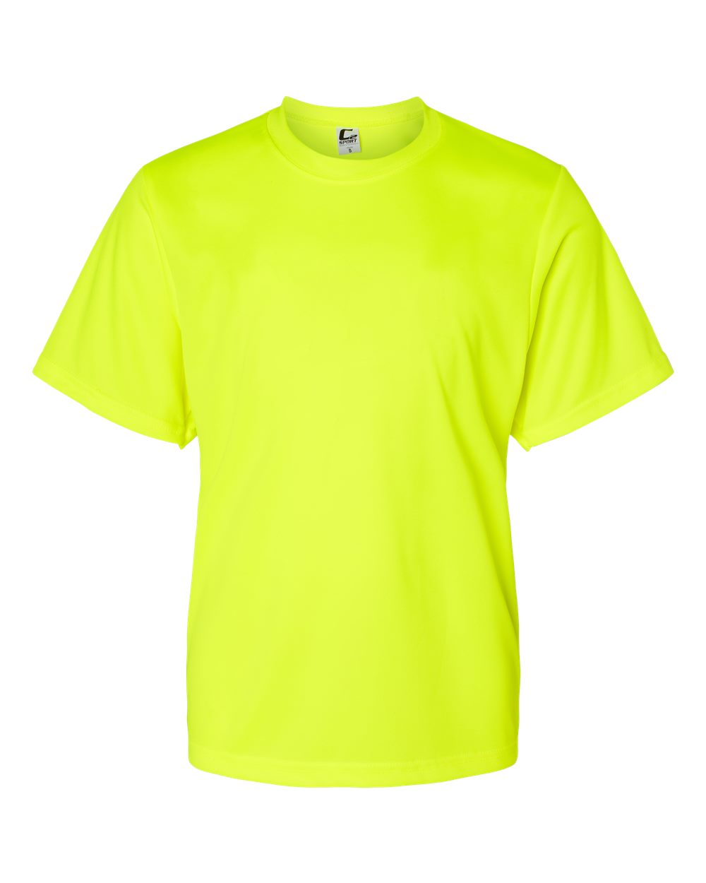 C2 Sport Youth Performance T-Shirt. 5200 - Safety Yellow