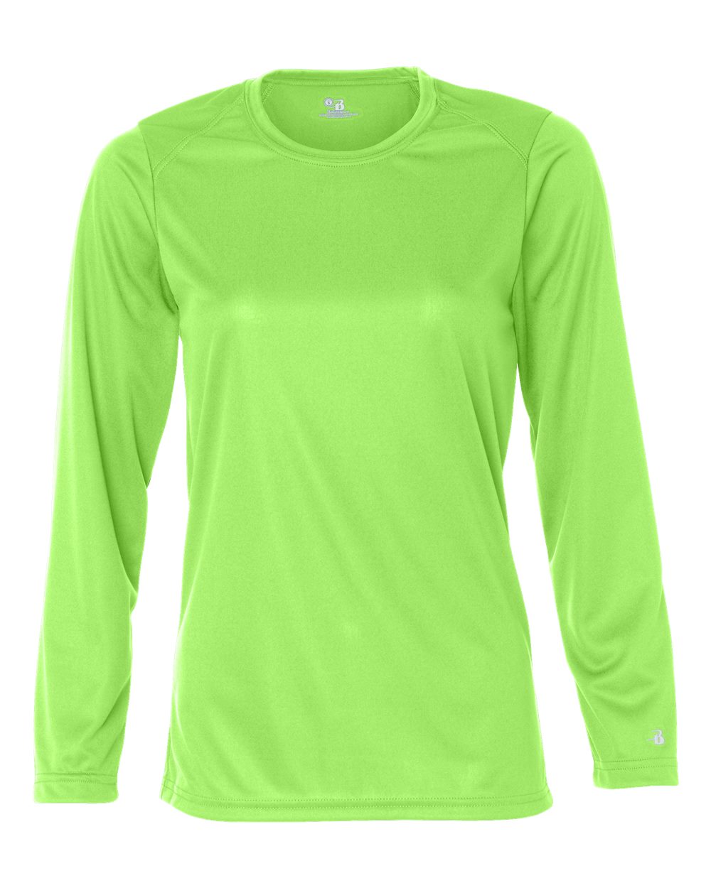 Badger Women's B-Core Long Sleeve T-Shirt. 4164 - Lime