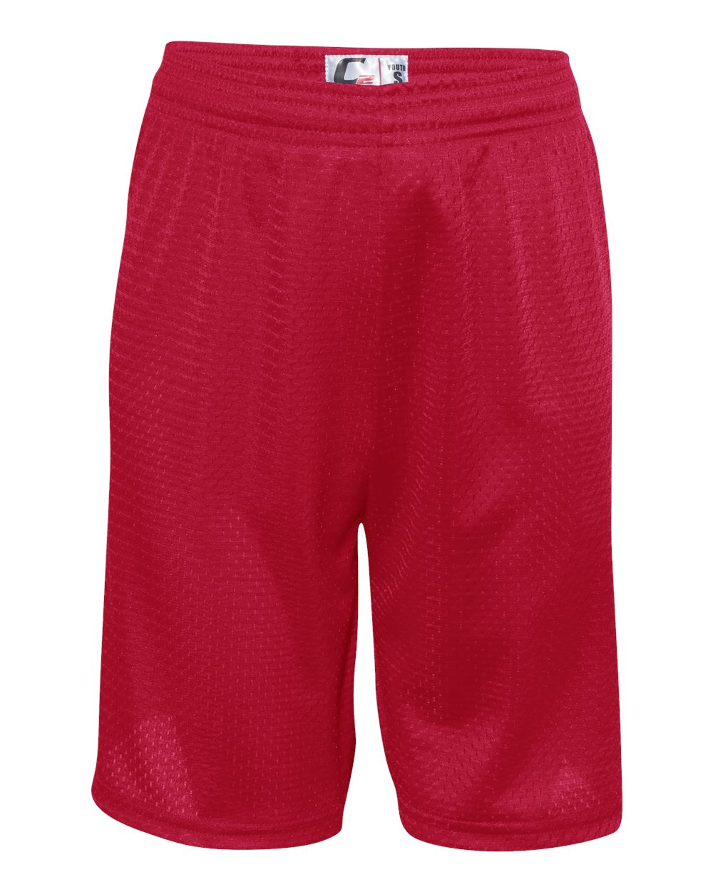 C2 Sport Youth Mesh Shorts. 5209 - Red