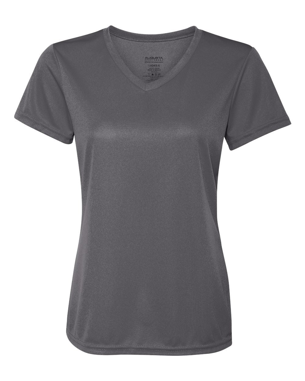 Augusta Sportswear Women's Nexgen Performance V-Neck T-Shirt. 1790 - Graphite