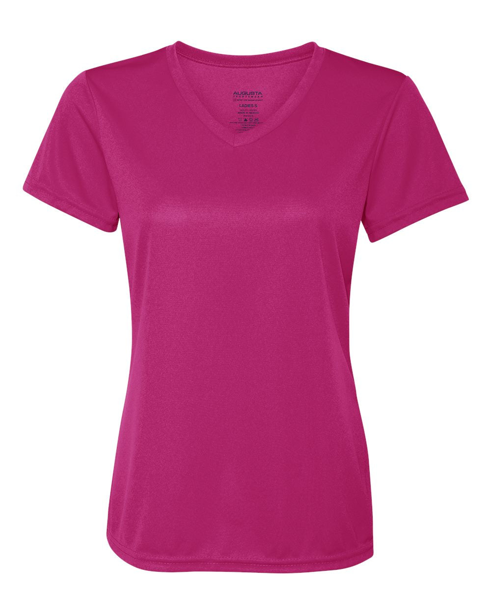 Augusta Sportswear Women's Nexgen Performance V-Neck T-Shirt. 1790 - Power Pink