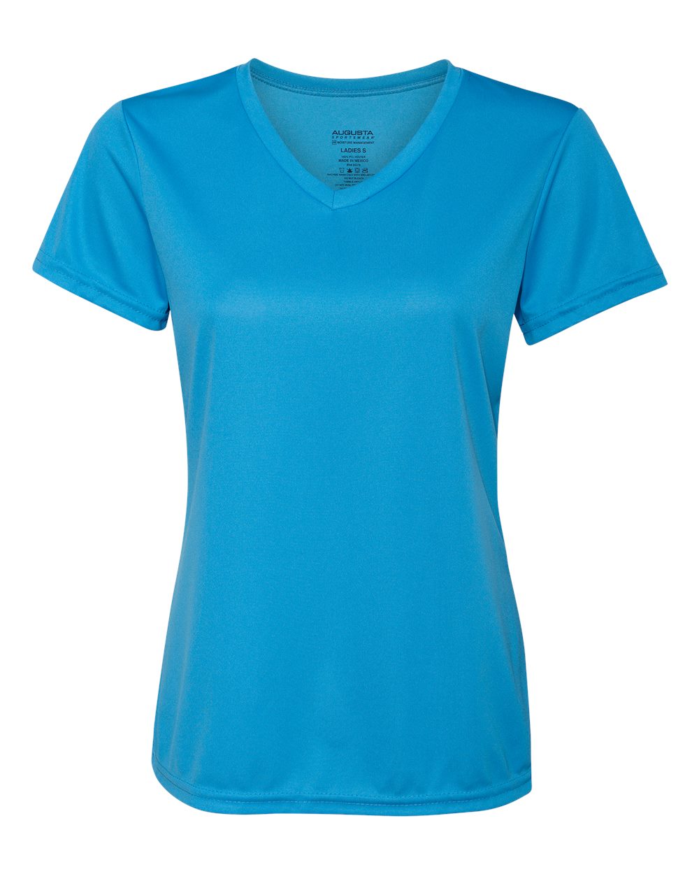 Augusta Sportswear Women's Nexgen Performance V-Neck T-Shirt. 1790 - Power Blue