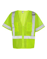 Kishigo Unisex Class 3 Economy Vest. 1264-1265 - Lime