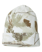 Kati 12" Licensed Camo Cuffed Beanie. LCB12 - White Realtree AP