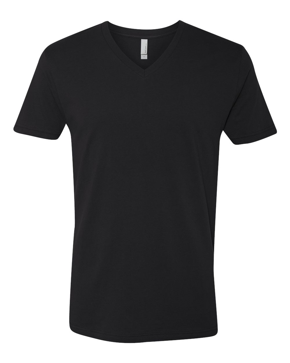 Next Level Unisex Cotton V-Neck Tee. 3200 - Black