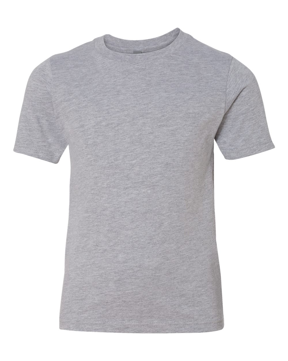 Next Level Youth Cotton Tee. 3310 - Heather Grey