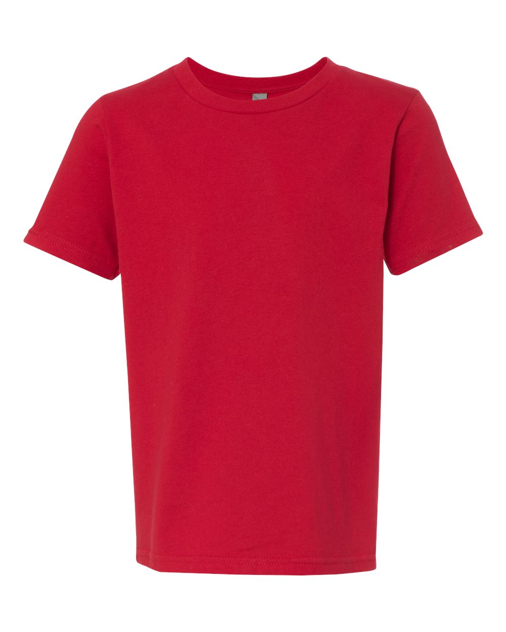 Next Level Youth Cotton Tee. 3310 - Red