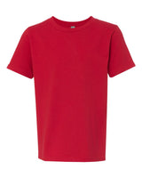 Next Level Youth Cotton Tee. 3310 - Red