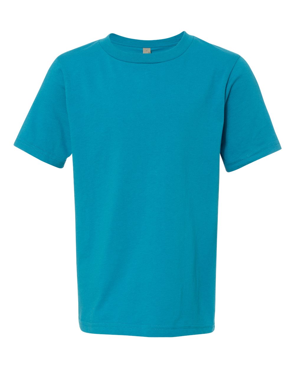 Next Level Youth Cotton Tee. 3310 - Turquoise