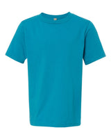 Next Level Youth Cotton Tee. 3310 - Turquoise