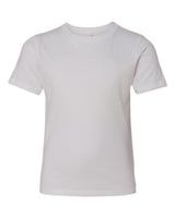 Next Level Youth Cotton Tee. 3310 - White