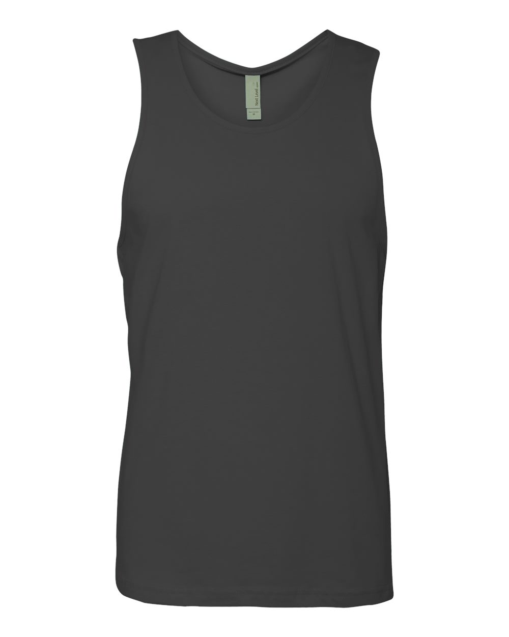 Next Level Unisex Cotton Tank. 3633 - Heavy Metal