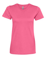 Next Level Women’s Cotton Tee. 3900 - Hot Pink