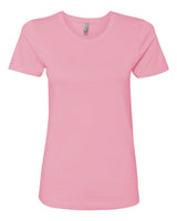 Next Level Women’s Cotton Tee. 3900 - Light Pink