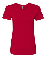 Next Level Women’s Cotton Tee. 3900 - Red