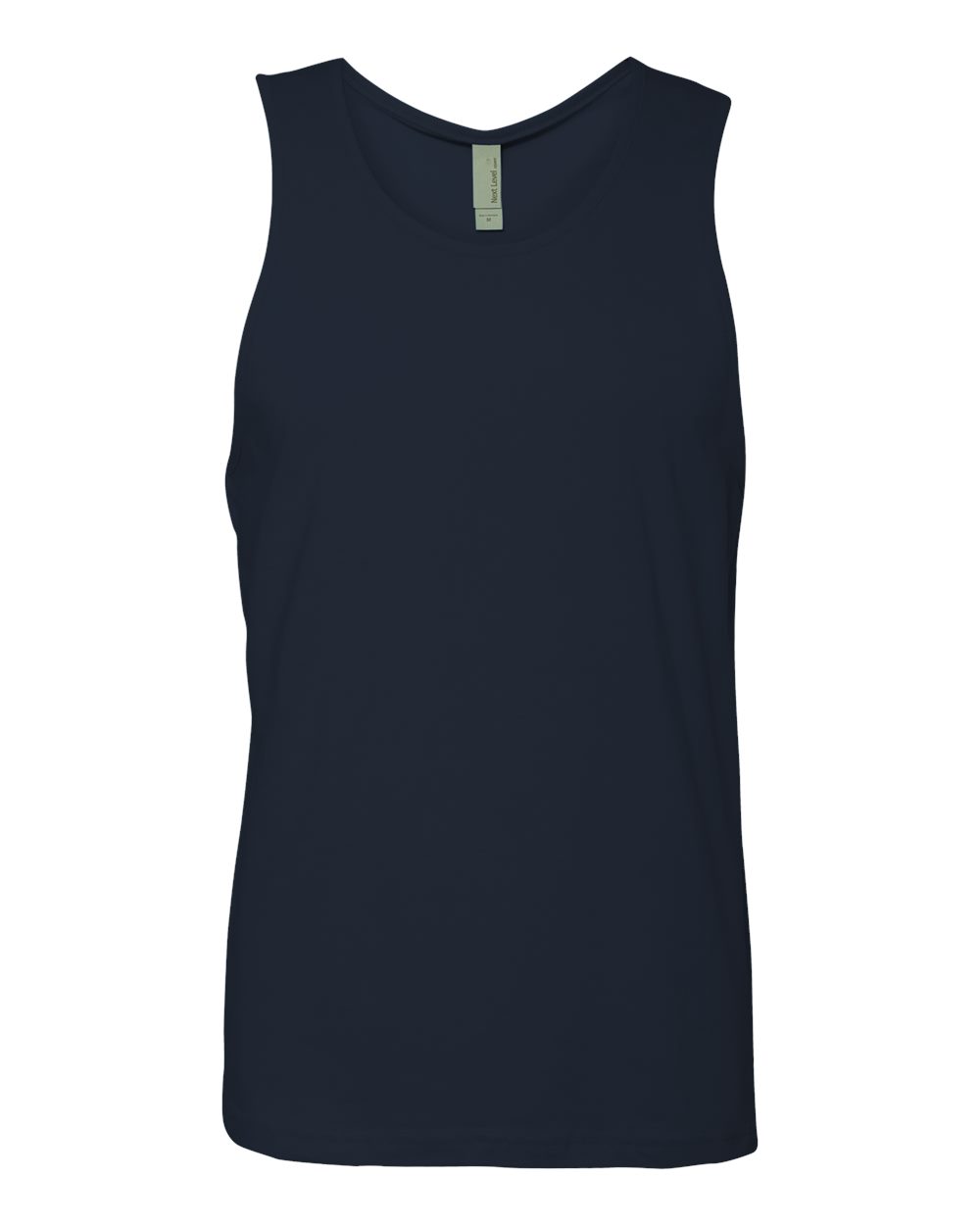 Next Level Unisex Cotton Tank. 3633 - Midnight Navy