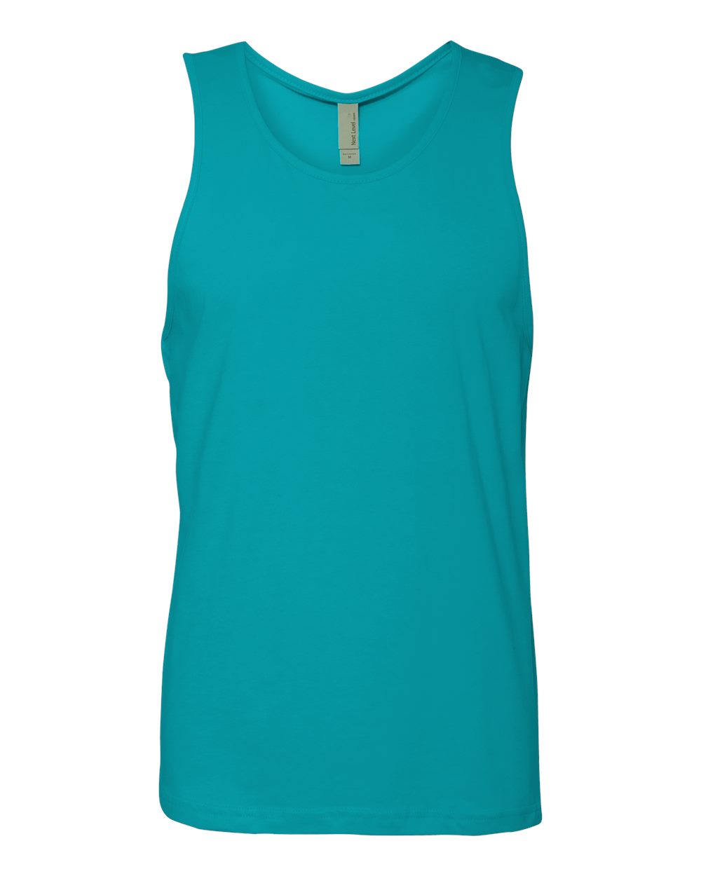 Next Level Unisex Cotton Tank. 3633 - Tahiti Blue