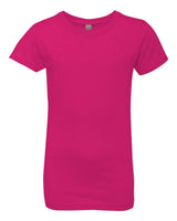Next Level Girls’ Cotton Princess Tee. 3710 - Raspberry