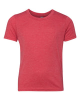 Next Level Youth Triblend Tee. 6310 - Vintage Red