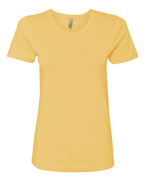 Next Level Women’s Cotton Tee. 3900 - Banana Cream