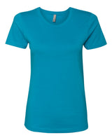 Next Level Women’s Cotton Tee. 3900 - Turquoise