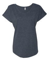 Next Level Women’s Triblend Dolman Tee. 6760 - Vintage Navy