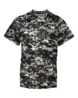 Badger Youth Digital Camo T-Shirt. 2180 - Black Digital