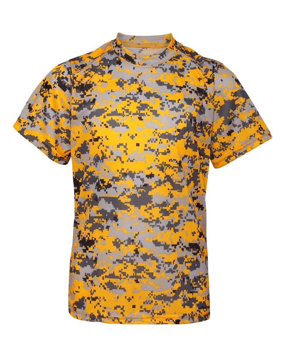 Badger Youth Digital Camo T-Shirt. 2180 - Gold Digital