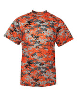 Badger Youth Digital Camo T-Shirt. 2180 - Burnt Orange Digital