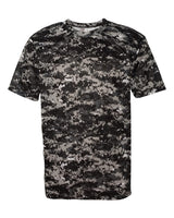 Badger Men's Digital Camo T-Shirt. 4180 - Black Digital