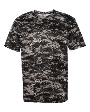 Badger Men's Digital Camo T-Shirt. 4180 - Black Digital