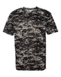 Badger Men's Digital Camo T-Shirt. 4180 - Black Digital