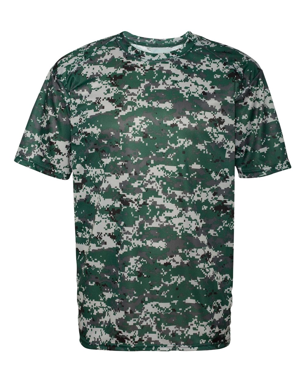Badger Men's Digital Camo T-Shirt. 4180 - Forest Digital