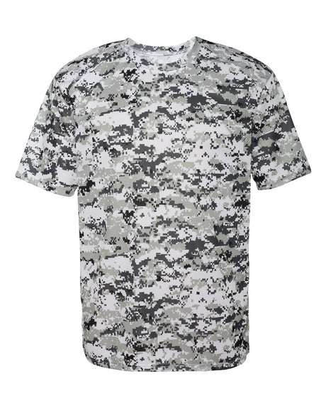 Badger Men's Digital Camo T-Shirt. 4180 - White Digital
