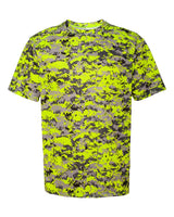 Badger Men's Digital Camo T-Shirt. 4180 - Safety Yellow Digital